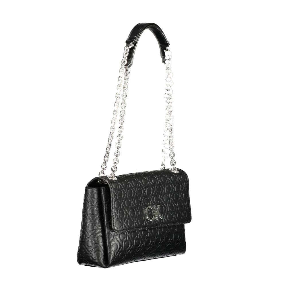 Calvin Klein Schwarz Polyester Frauen Handtasche