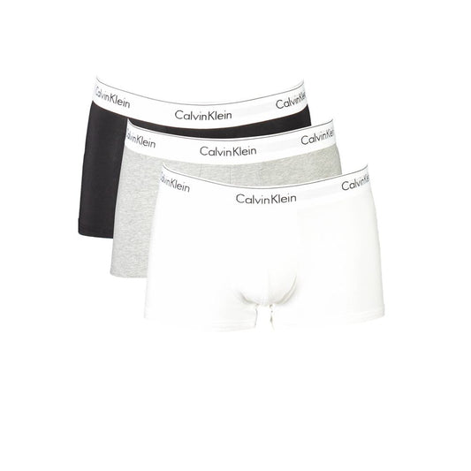 Calvin Klein Graue Baumwolle Männer Trunk