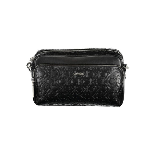 Calvin Klein Schwarze Polyester Handtasche