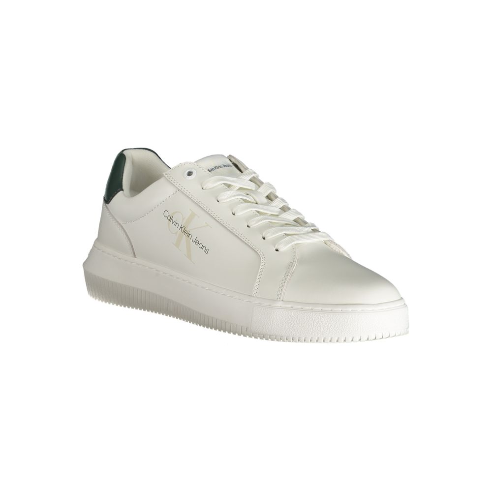 Calvin Klein Sneaker aus weißem Polyester