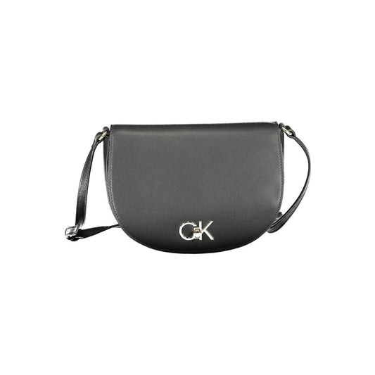 Calvin Klein Schwarze Polyester Damenhandtasche