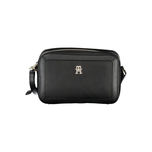 Tommy Hilfiger Schwarze Polyester Handtasche