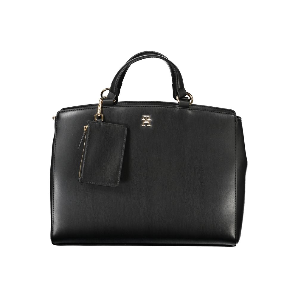 Tommy Hilfiger Schwarz Polyethylen Frauen Handtasche