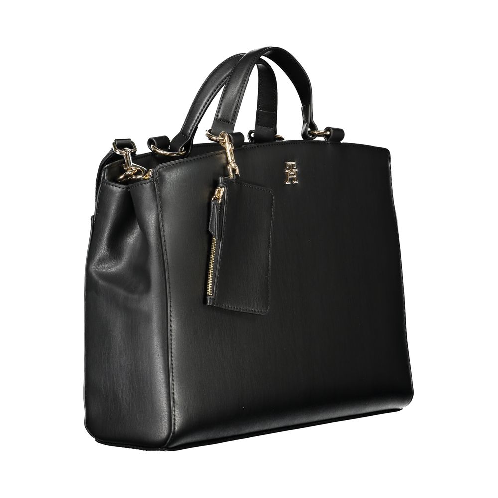 Tommy Hilfiger Schwarz Polyethylen Frauen Handtasche