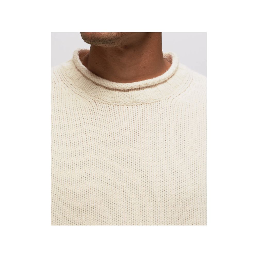 C.P. Company Weißer Wollpullover