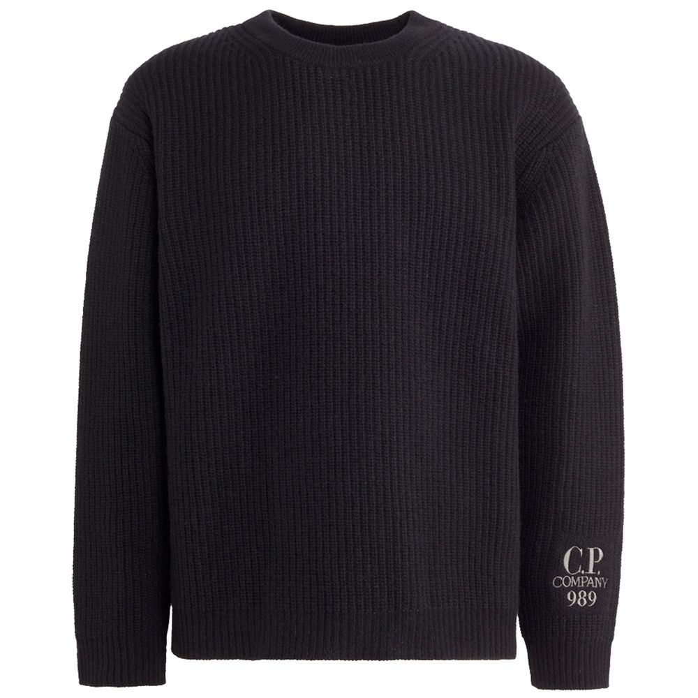 C.P. Company Schwarzer Pullover aus Wolle für Männer