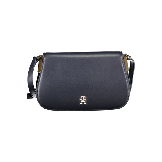 Tommy Hilfiger Blaue Polyethylen-Handtasche