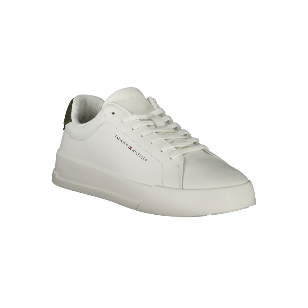 Tommy Hilfiger Weißes Polyethylen Herren Sneaker