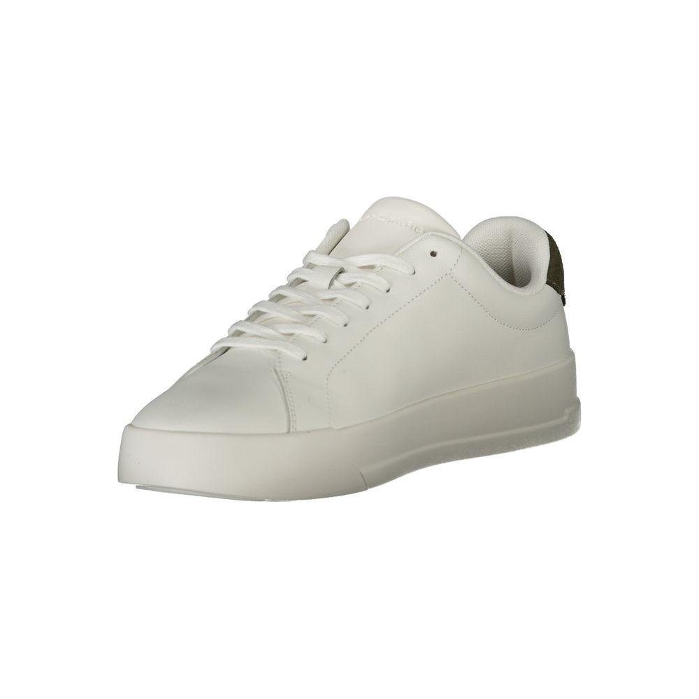 Tommy Hilfiger Weißes Polyethylen Herren Sneaker