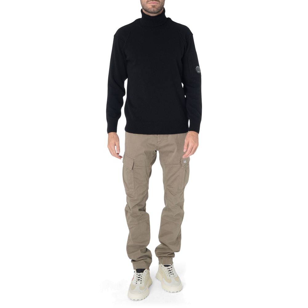 C.P. Company Schwarzer Wollpullover