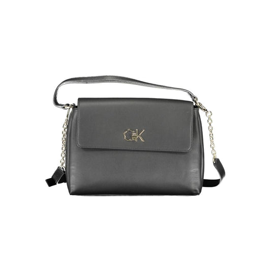 Calvin Klein Schwarz Polyester Frauen Handtasche