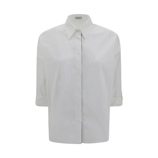 Brunello Cucinelli Glänzendes monili Shirt