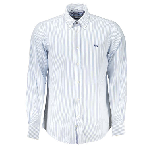 Harmont & Blaine Elegantes gestreiftes Button-Down-Hemd aus Baumwolle