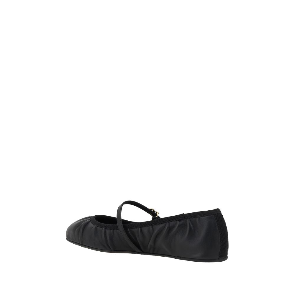 Dolce & Gabbana Leder Ballerinas