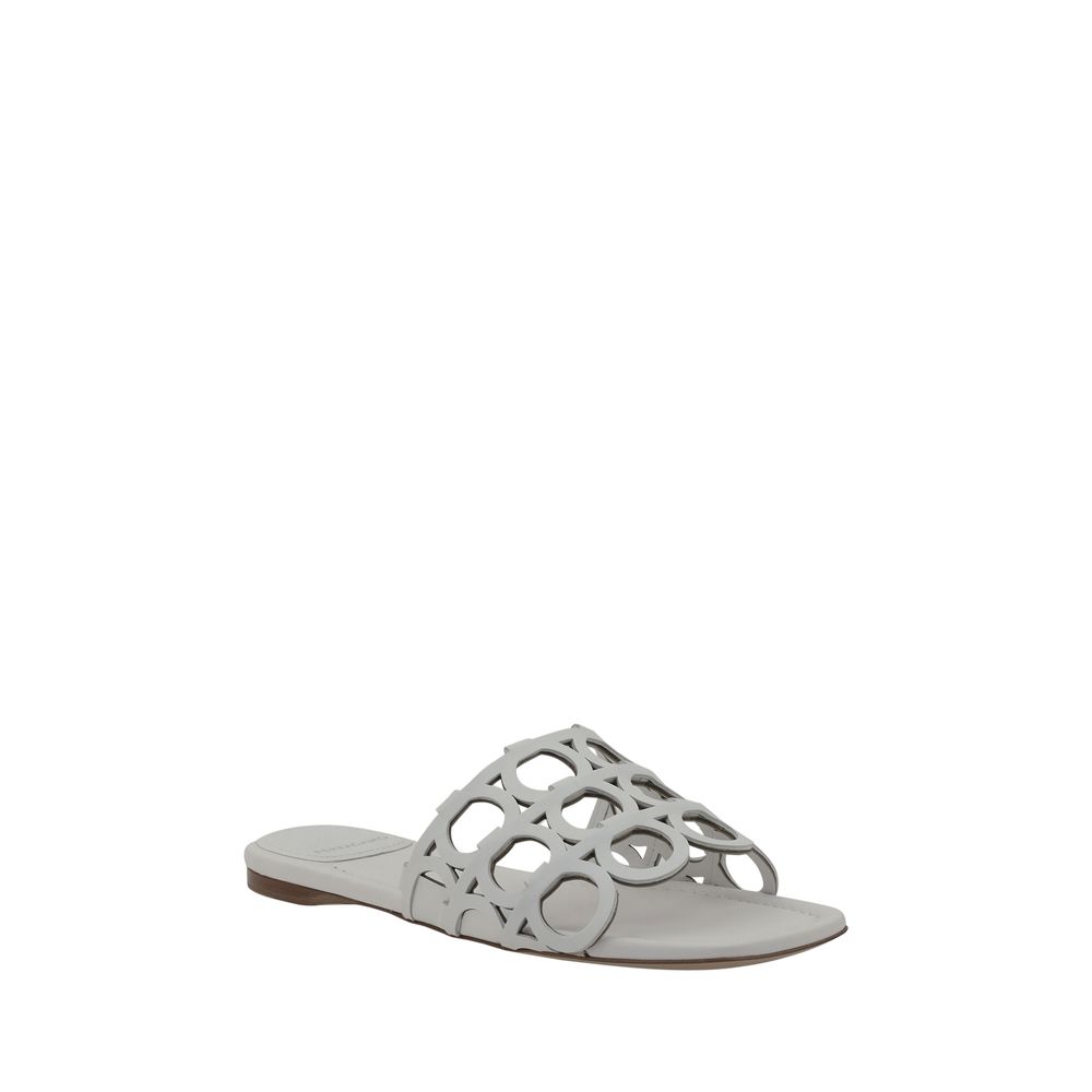 Ferragamo Sandalen mit Gancini-Muster