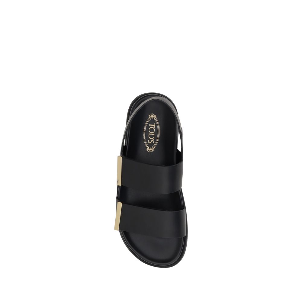 Tod's Leder-Sandalen