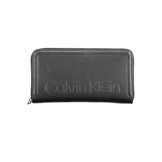 Calvin Klein Schwarzes Polyethylen Portemonnaie für Frauen