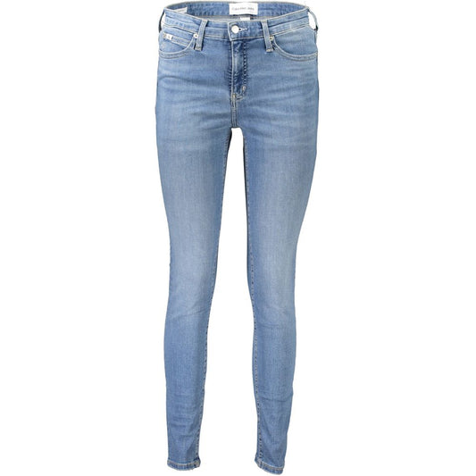 Calvin Klein Hellblaue Baumwolle Damen Jeans