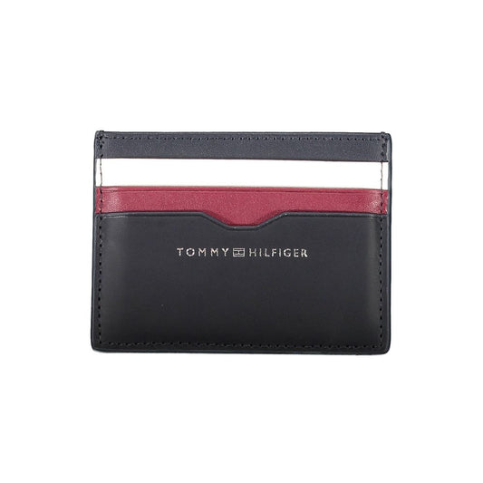 Tommy Hilfiger Blaue Leder Herren Geldbörse