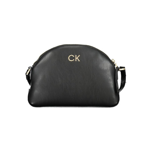 Calvin Klein Schwarze Polyester Handtasche