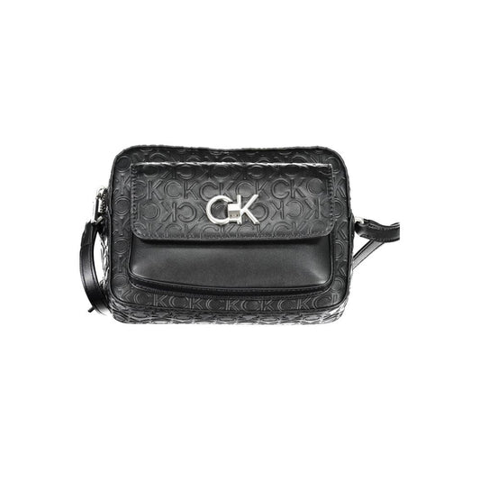 Calvin Klein Schwarze Polyester Handtasche