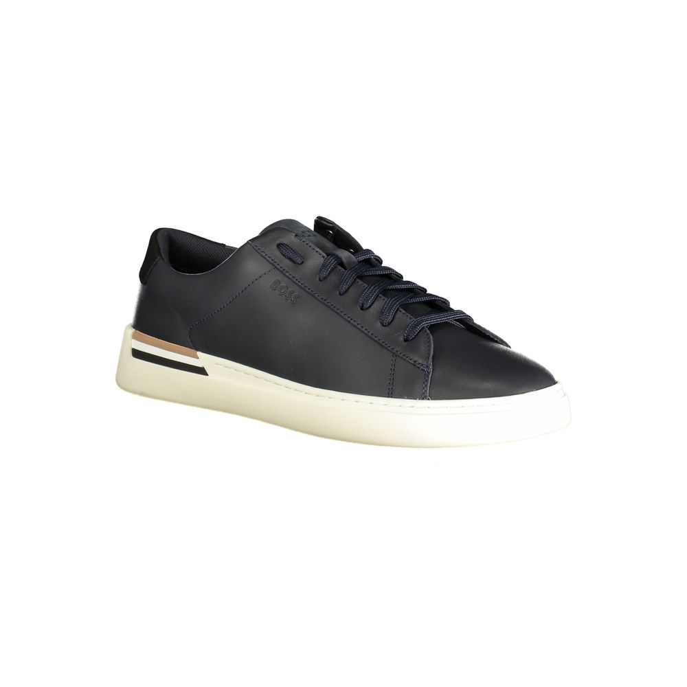 Hugo Boss Blaue Polyethylen Herren Sneaker