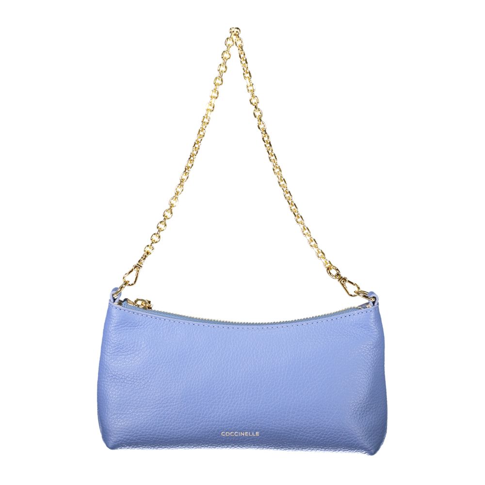 Coccinelle Hellblaue Leder Damen Handtasche