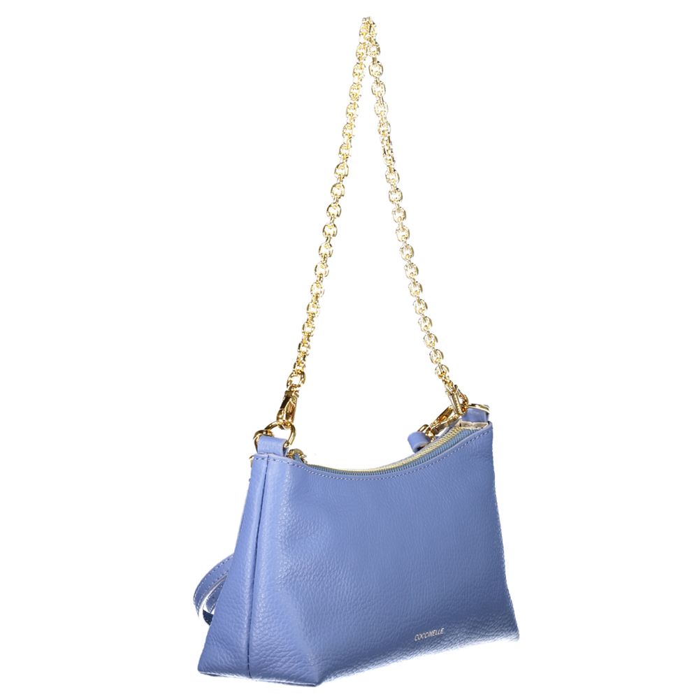 Coccinelle Hellblaue Leder Damen Handtasche