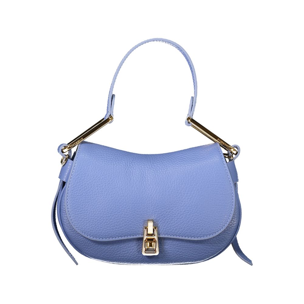 Coccinelle Hellblaue Leder Damen Handtasche