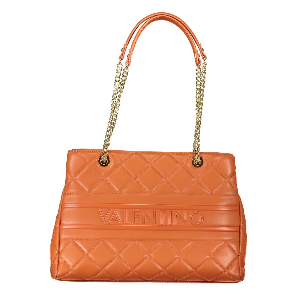 Valentino Bags Orangefarbene Polyethylen-Handtasche