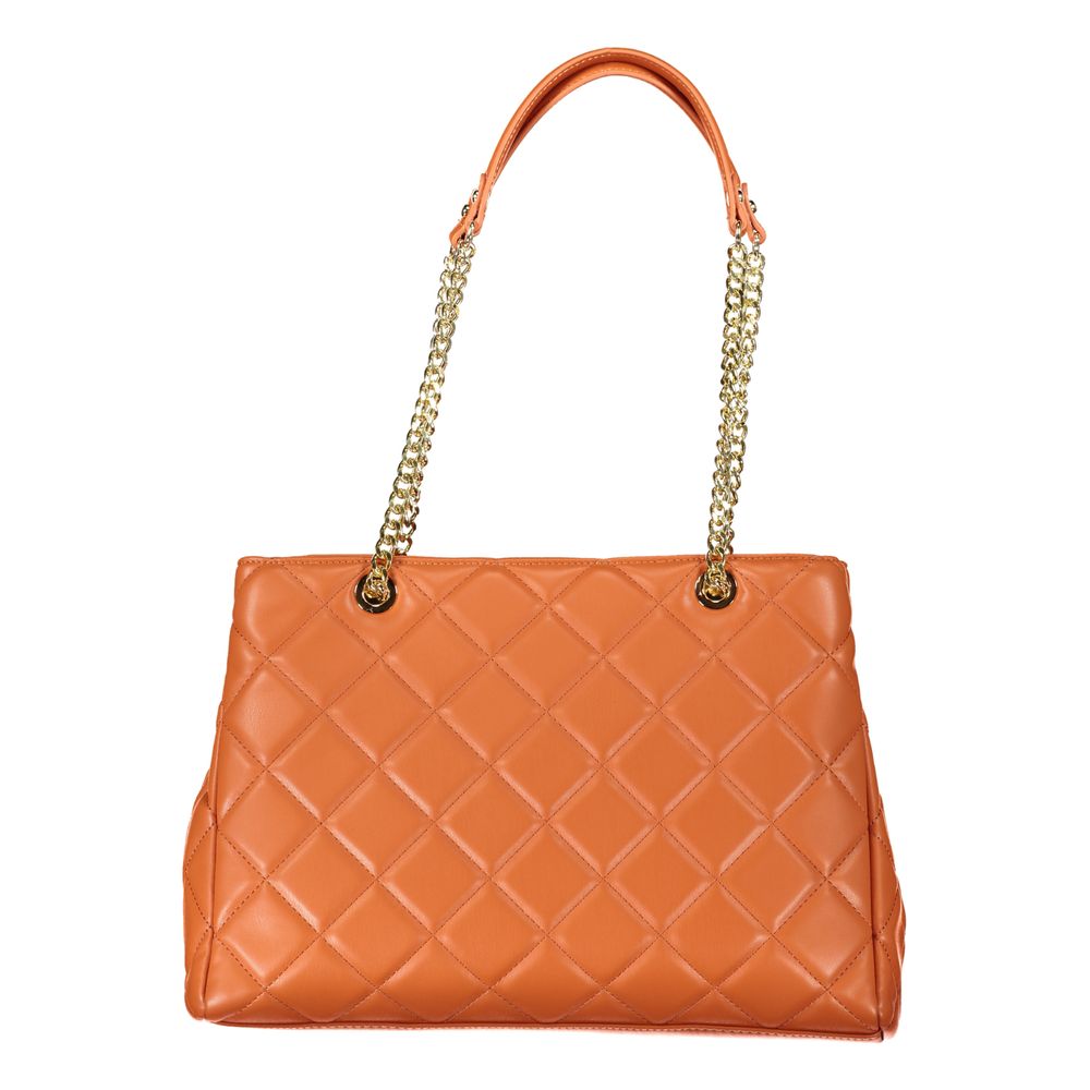 Valentino Bags Orangefarbene Polyethylen-Handtasche