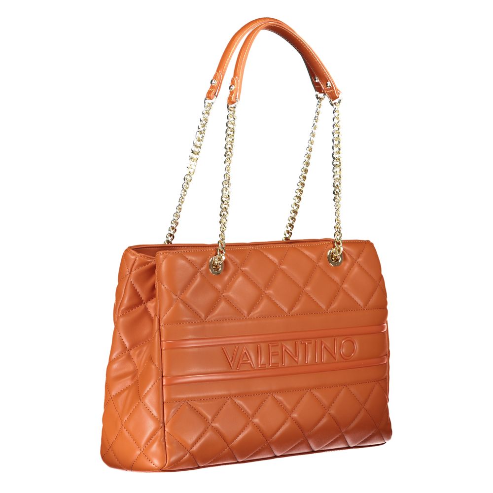 Valentino Bags Orangefarbene Polyethylen-Handtasche