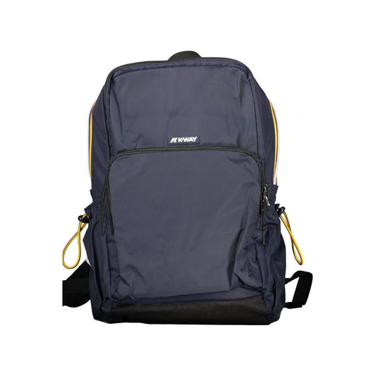 K-WAY Blauer Polyamid-Rucksack