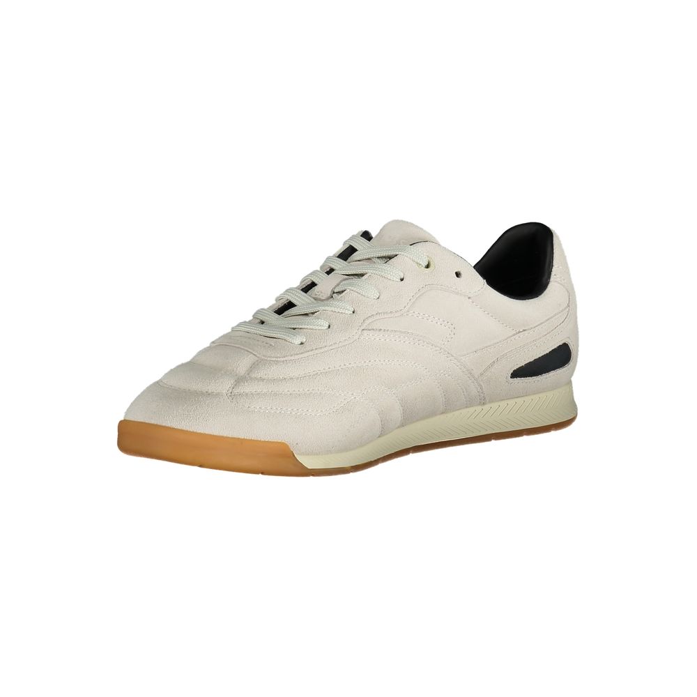 Hugo Boss Graue Leder Herren Sneaker