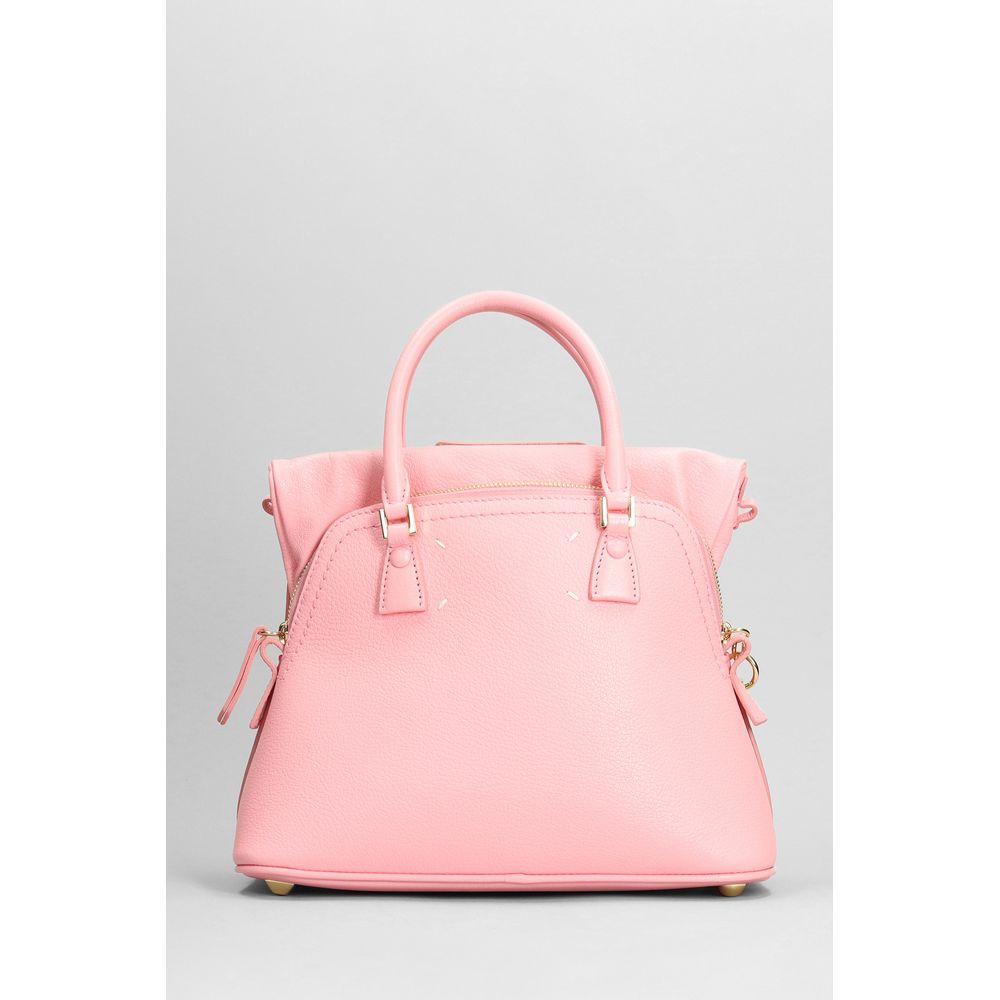 Maison Margiela Rosa Leder Crossbody Tasche