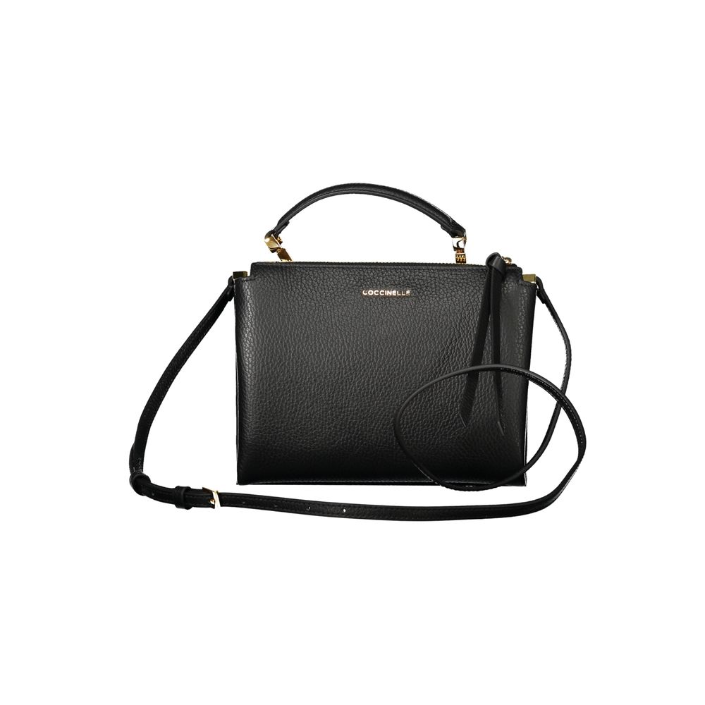 Coccinelle Schwarzes Leder Frauen Handtasche