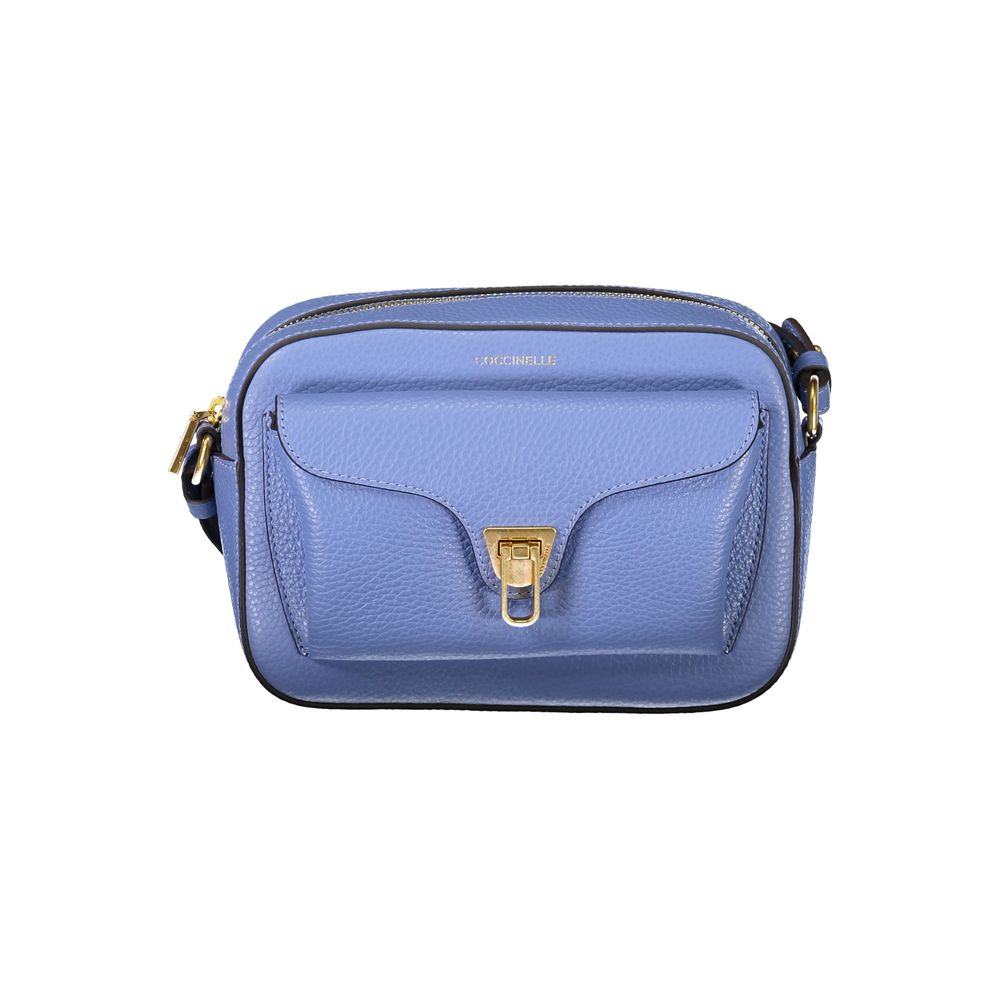 Coccinelle Hellblaue Leder Damen Handtasche