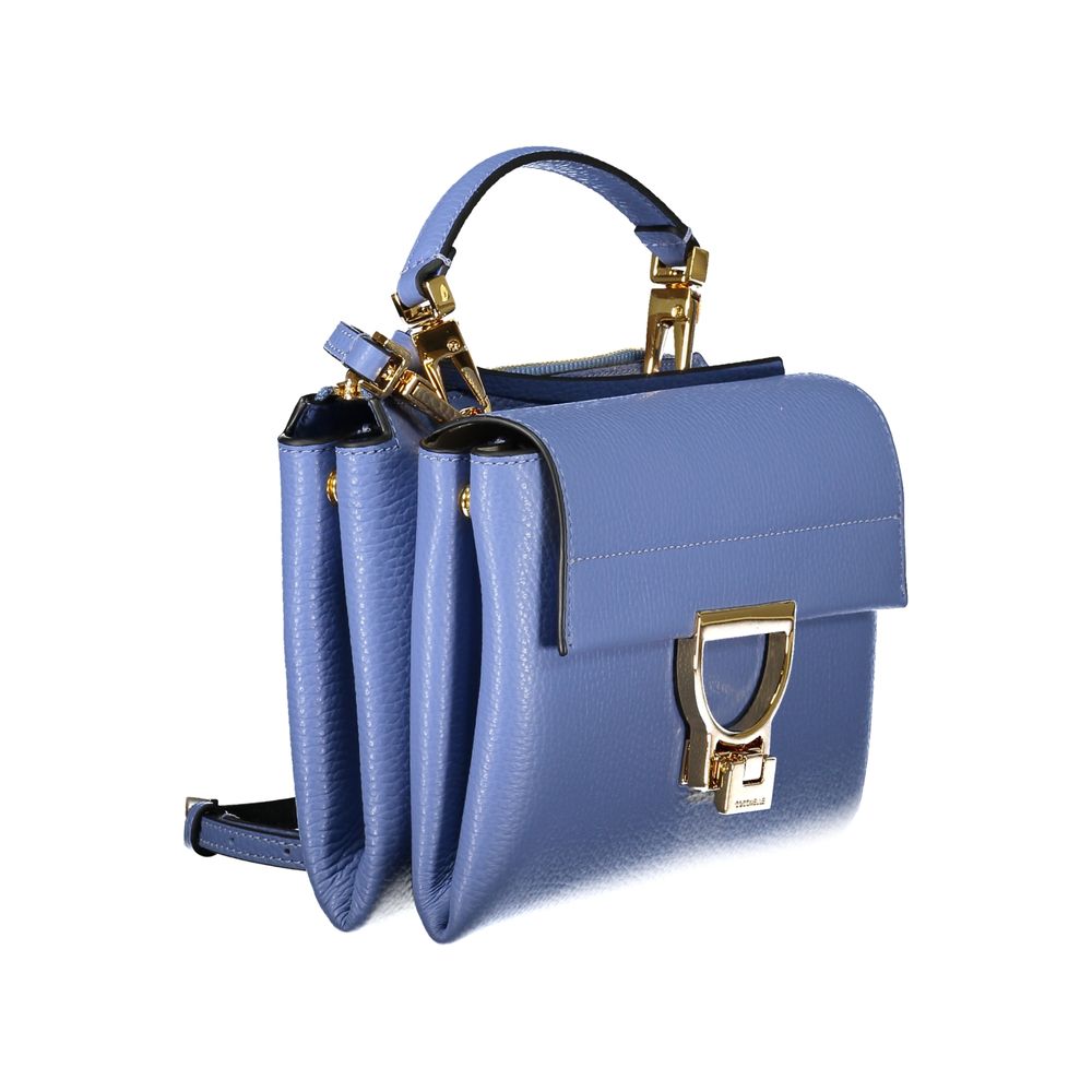 Coccinelle Hellblaue Leder Damen Handtasche