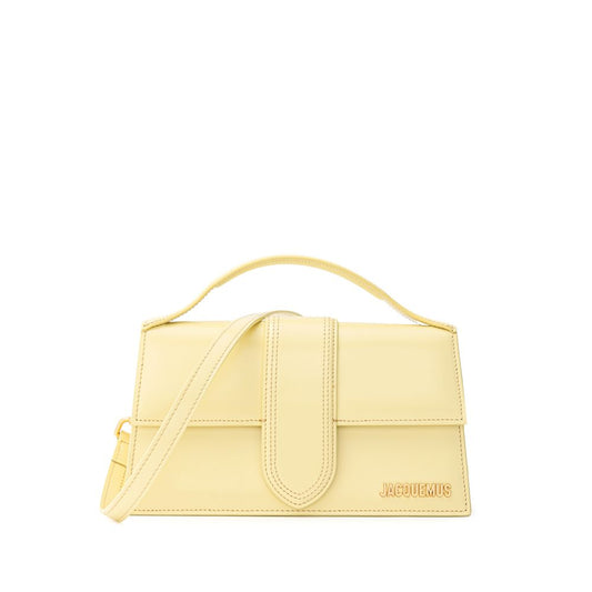 Jacquemus Gelbe Lederhandtasche