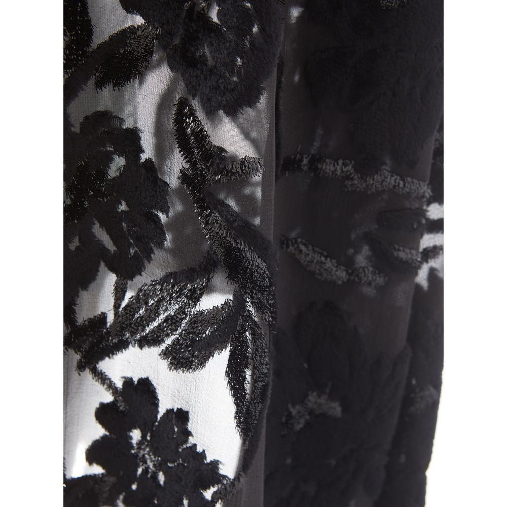 Lardini Elegant Black Viscose Mekko