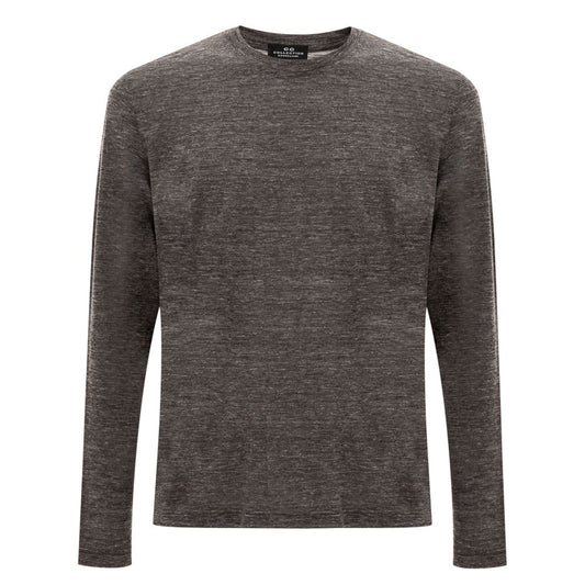 Corneliani T-shirt in grey wool