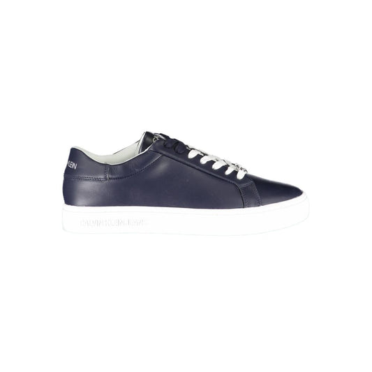 Calvin Klein Blaue Leder Herren Sneaker