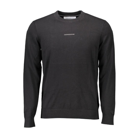 Calvin Klein Schwarzer Baumwollpullover für Männer