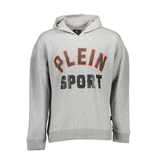 Plein Sport Grauer Baumwollpullover für Männer