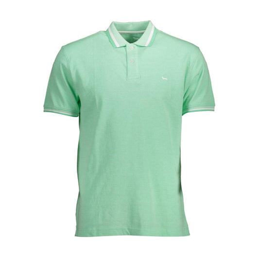 Harmont & Blaine Grünes Baumwoll-Poloshirt für Männer