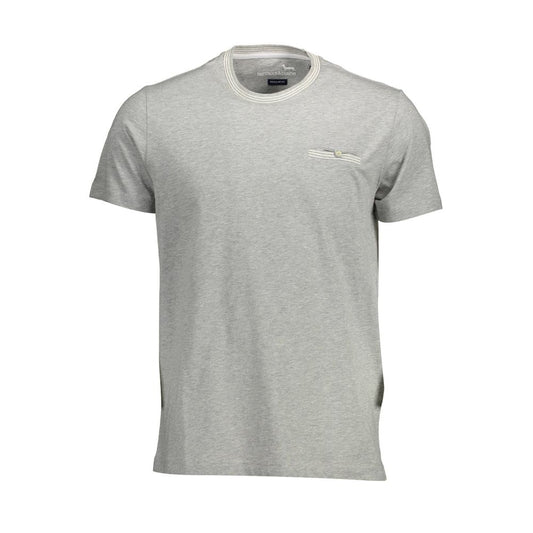 Harmont & Blaine Graues Baumwolle Männer T-Shirt