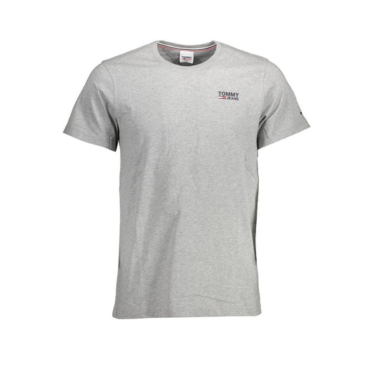 Tommy Hilfiger Graues Baumwolle Männer T-Shirt