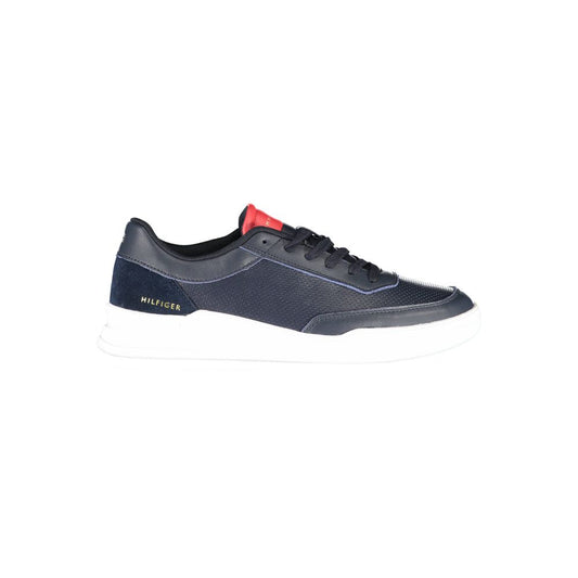 Tommy Hilfiger Blaue Leder Herren Sneaker