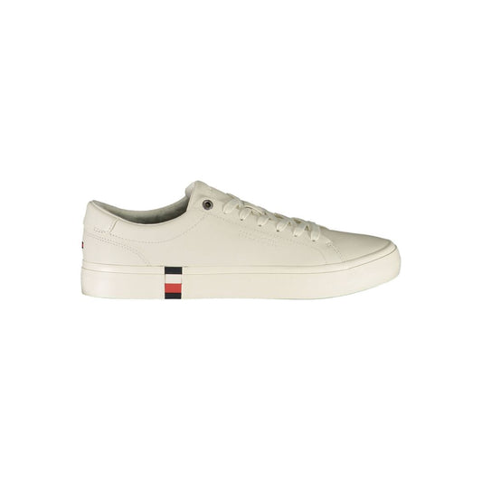 Tommy Hilfiger Weißes Leder Herren Sneaker