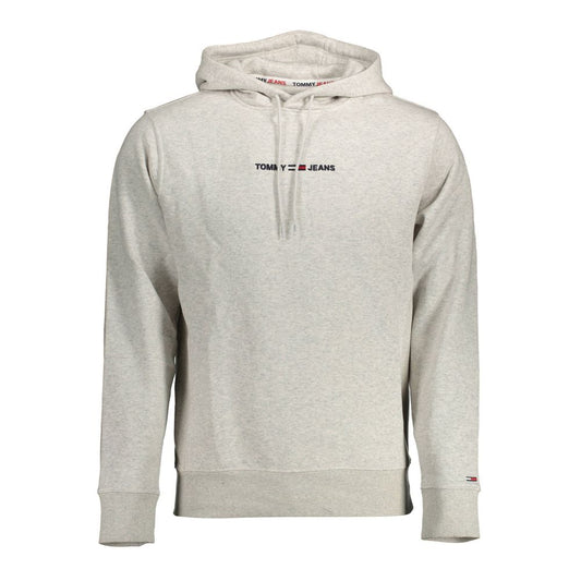 Tommy Hilfiger Grauer Baumwollpullover für Männer